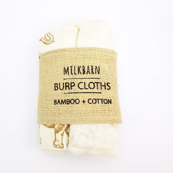 Bamboo + Cotton Bundle of Burpies in Tutu Elephant