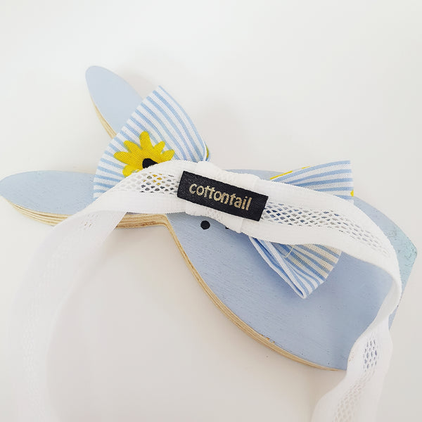 striped flower soft baby band