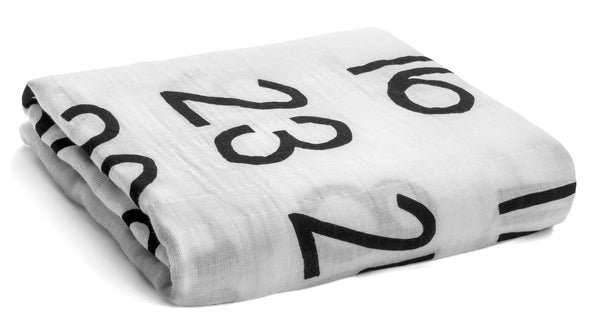 Organic Cotton Muslin Swaddle in Calendar Collection: July 2016