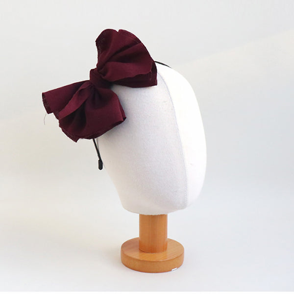 big fabric ribbon headband (4 colours)