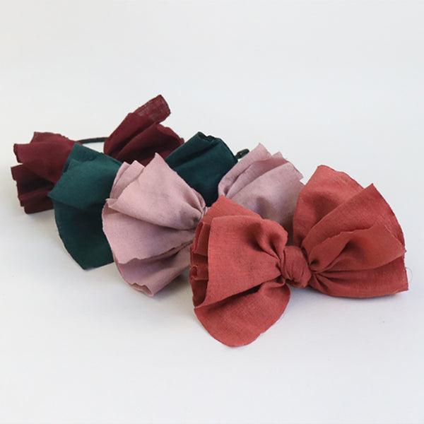 big fabric ribbon headband (4 colours)