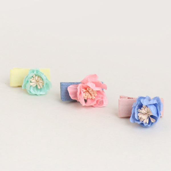nelly flower non-slip tong pin (3 colours)