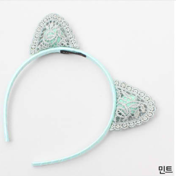 plump lace headband (3colours)