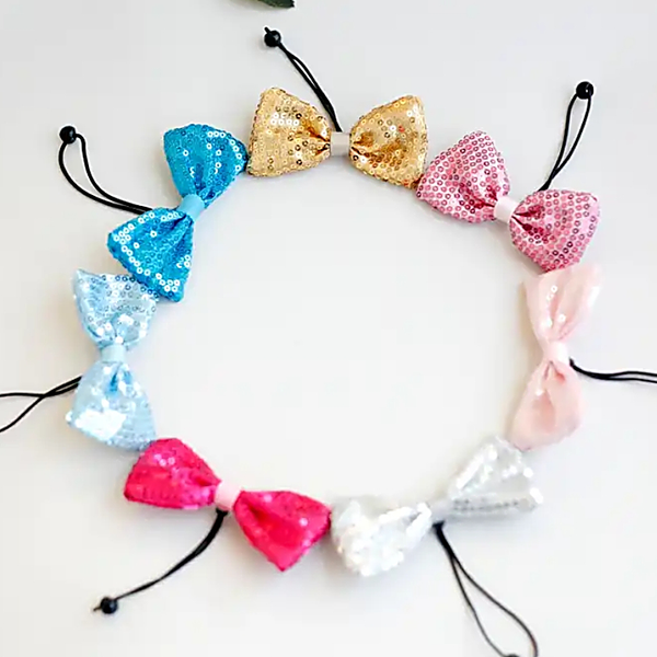 sequin bling ribbon elastic (7 colours)