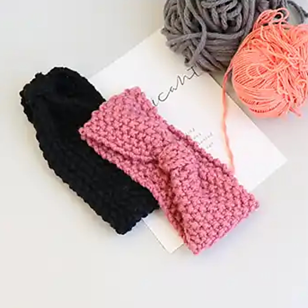 warm ribbon knitting knitting baby band (2 colours)