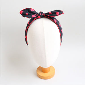 love cau wire ribbon headband (5 colours)