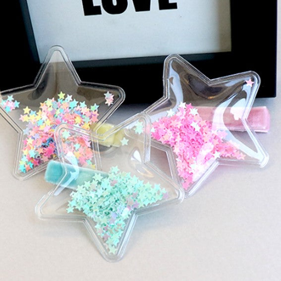 star sparkling non-slip tong pin (6 colours)