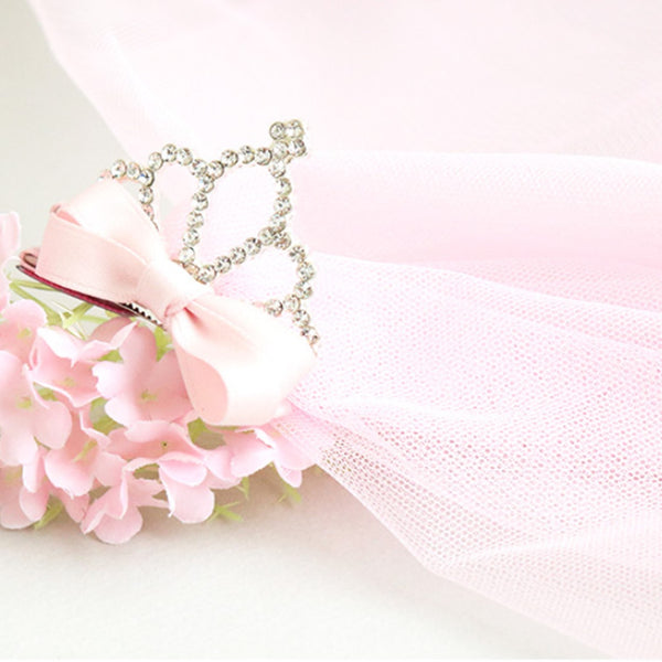 charming veil tiara clip (2 colours)