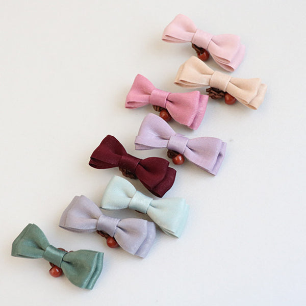 simple elegant ribbon elastic (8 colours) | a pair of