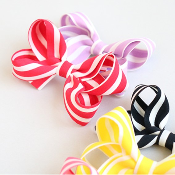 beryllium striped ribbon pin (5 colours)