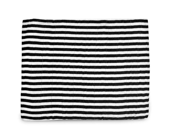 Organic Cotton Muslin Swaddle in Stripes