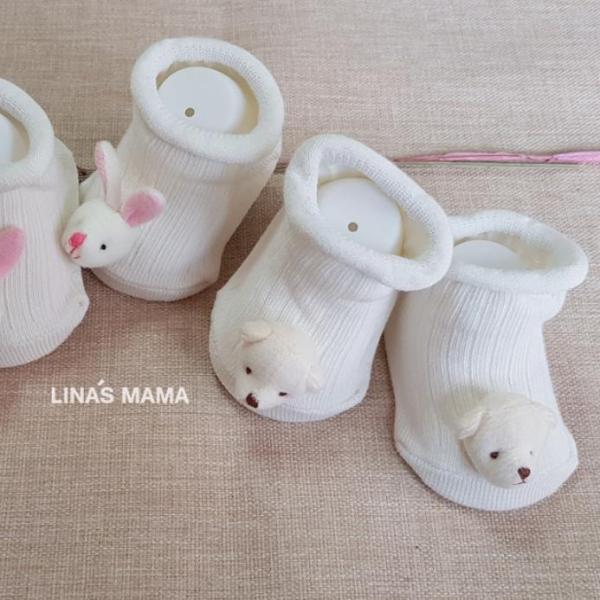 organic baby booties for newborn to 12 months - cute puppy