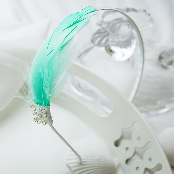 pastel feather headband (3 colours)