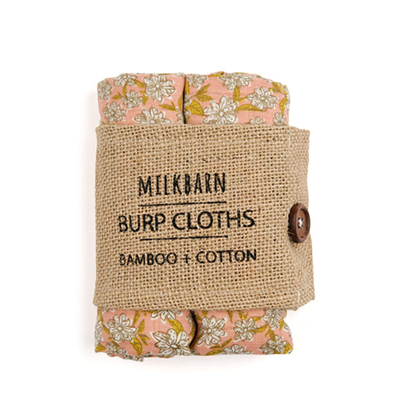 Bamboo + Cotton Bundle of Burpies in Rose Floral