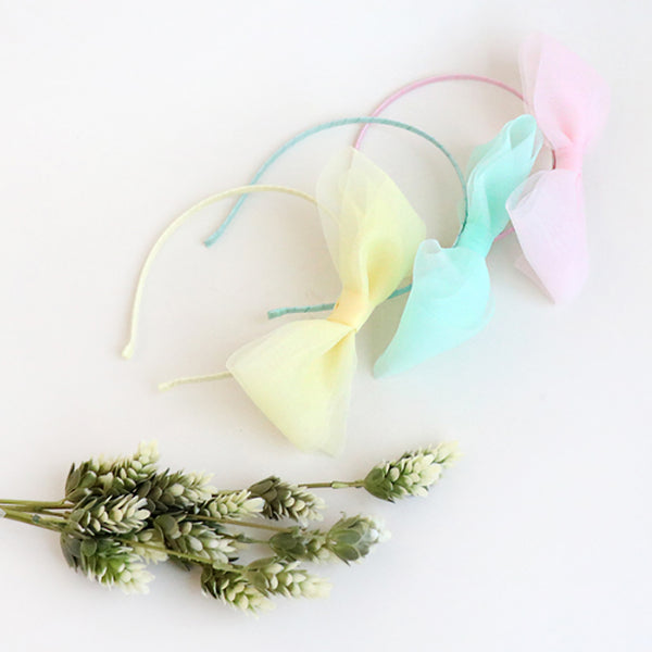 tidy big ribbon headband (3 colours)